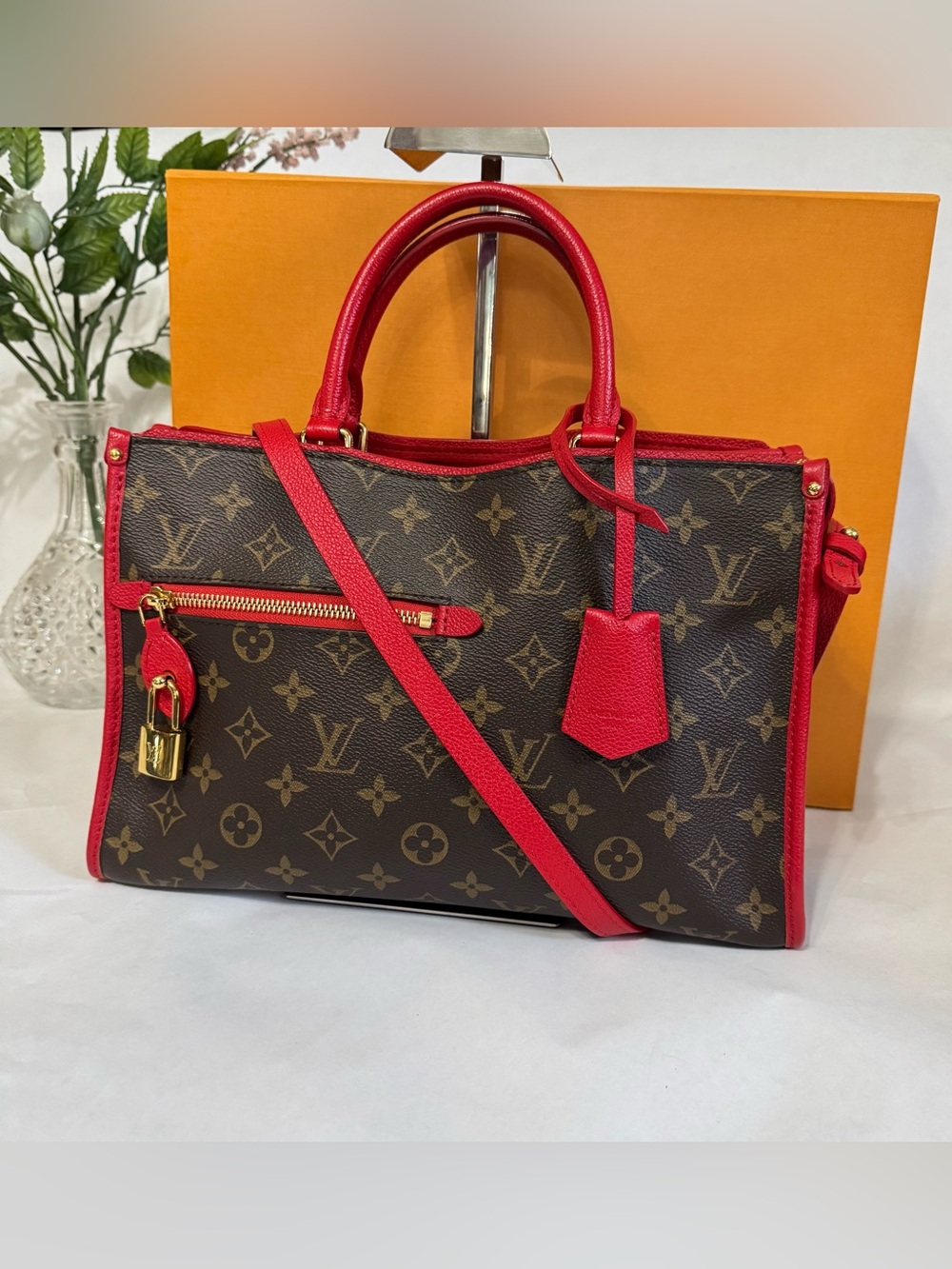 Louis Vuitton Cerise Monogram Canvas Popincourt PM 2Way Bag